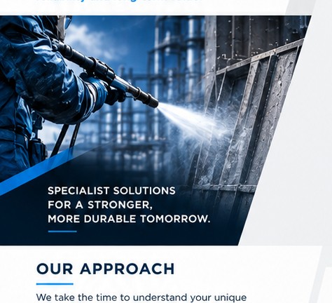 Industrial surface preparation and cleaning